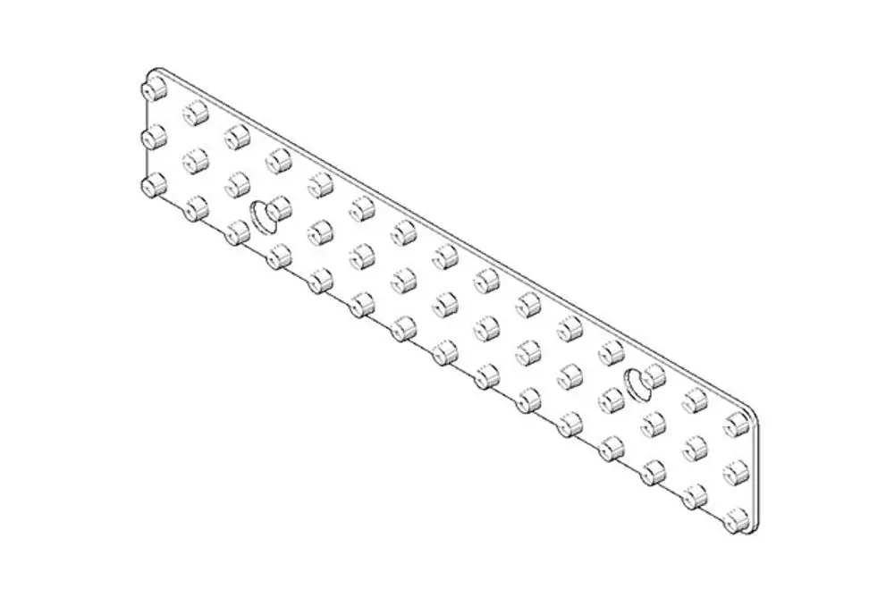 DORNBRACHT WaterBar Einsatz Strahlmatte ERSATZTEILE 091201076 219 x 39 x 6 mm, 09120107690 Galeriebild 1